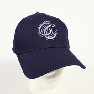 MiLB Corpus Christi Hooks Sparkle Logo H&L Baseball Cap Hat Blue Bimm Ridder